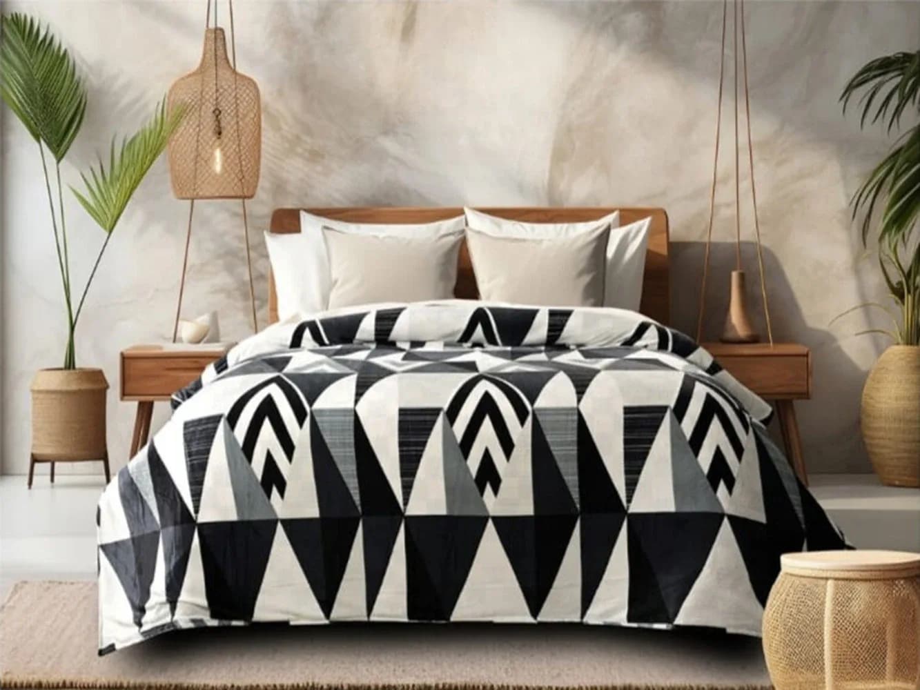 Faleno Collection Super-Warm Flannel Queen Bedding Set – Winter Bedding | 90x100 inches
