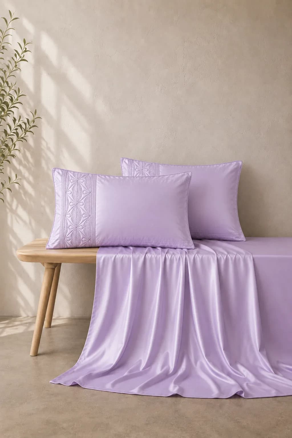 Norway Pure Cotton Satin Super King Bedding Set