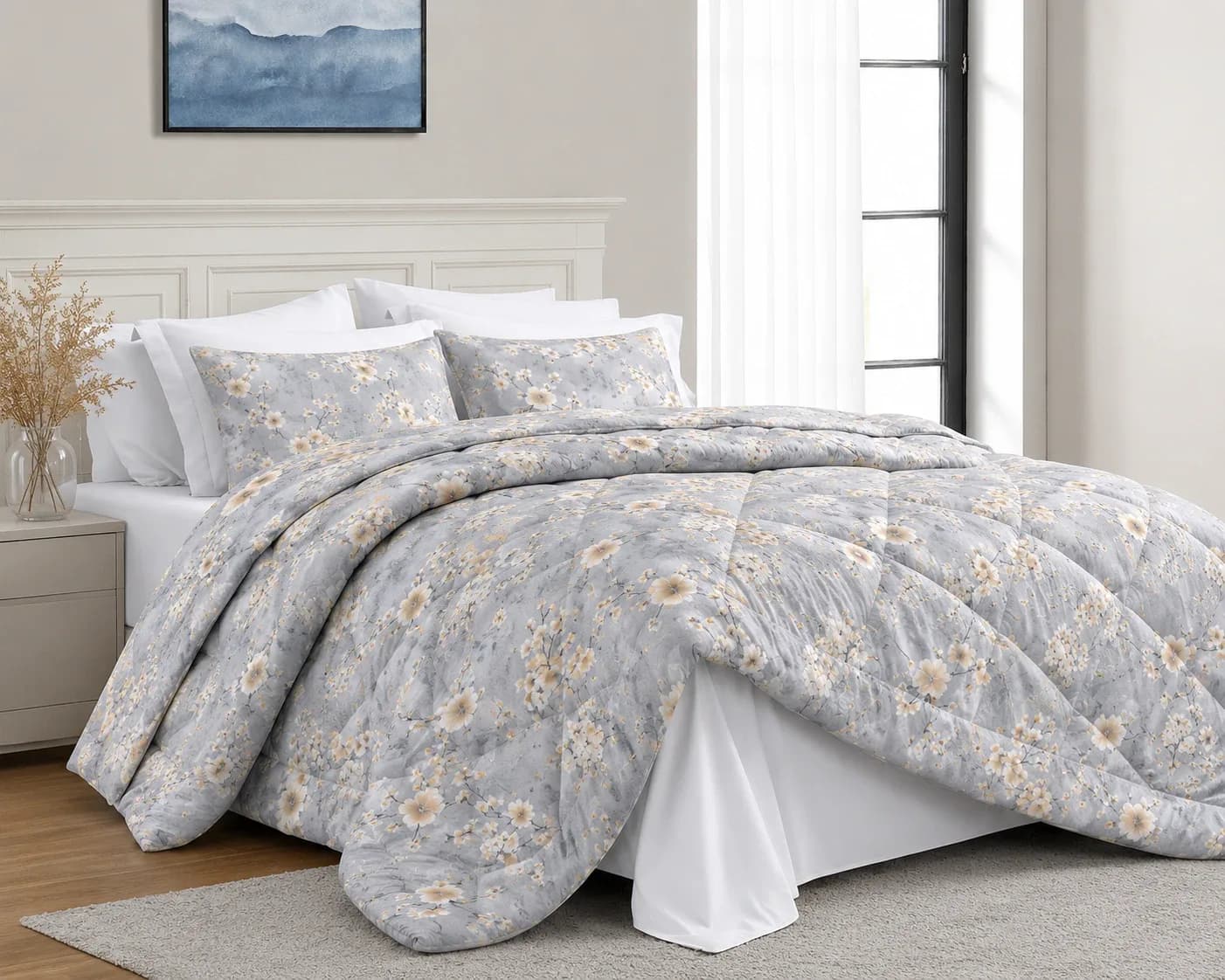 Rome 250GSM Printed Reversible Comforter